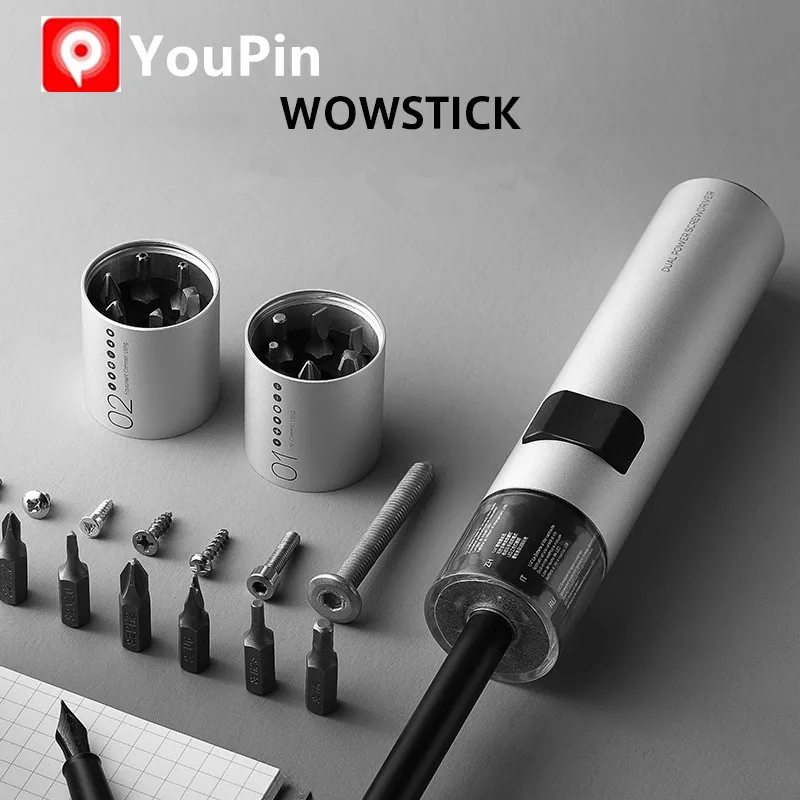 Wowstick – tournevis électrique au Lithium 12 en 1  double puissance  3 lumières led  Kit de