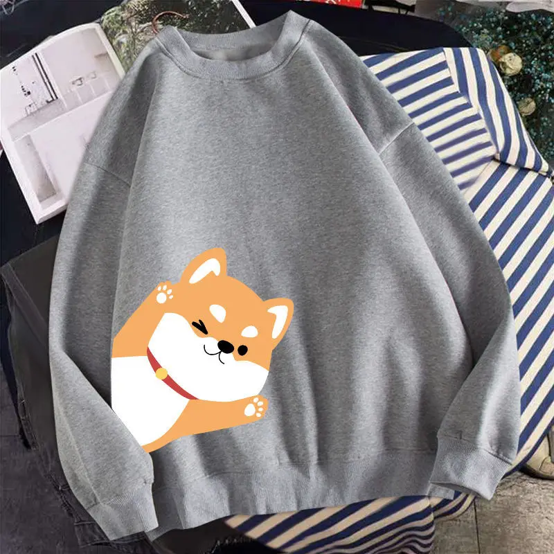 

Женский свитшот с длинным рукавом и принтом животных