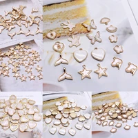 610pcs acrylic sheet alloy charms pendants heart star butterfly fish tail for pendants for jewelry making necklace bracelet