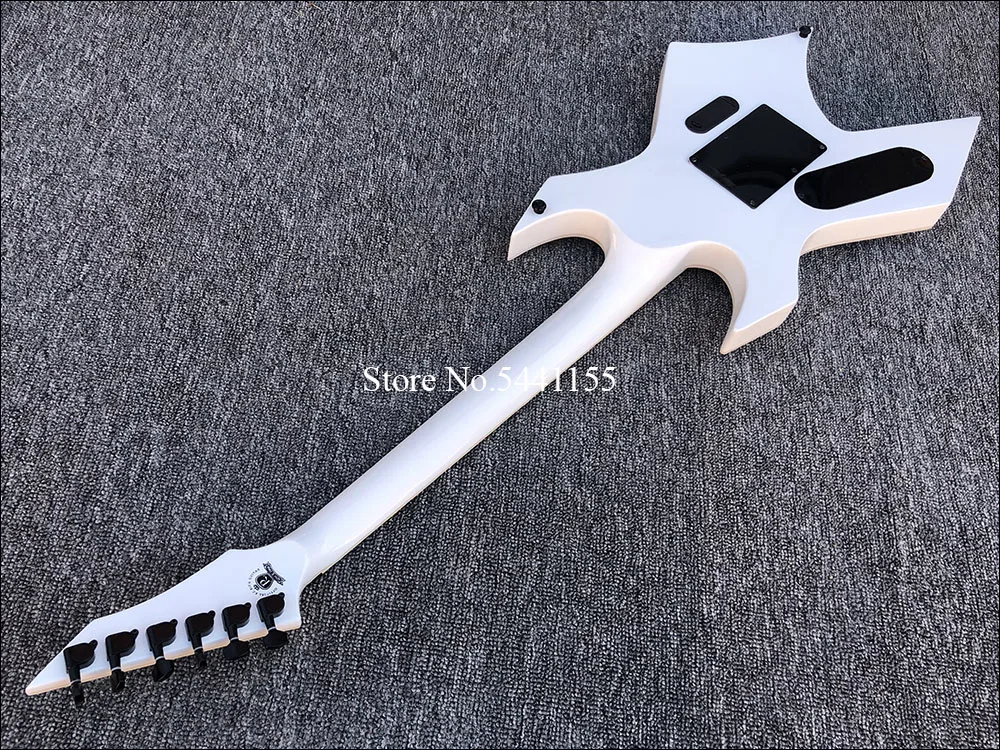 2019 Высококачественная электрическая гитара Floyd rose белая бесплатная