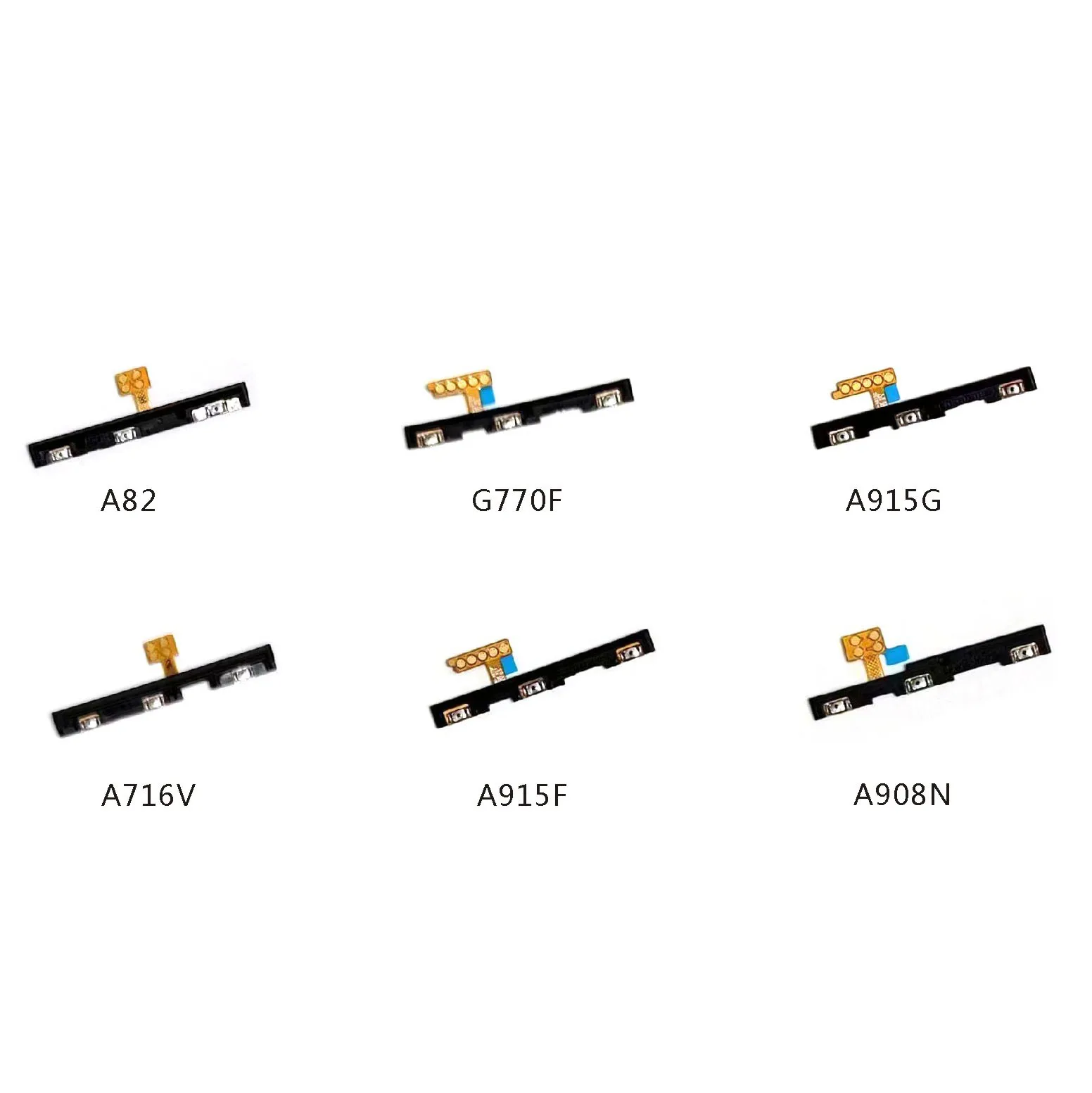 

S10e S10 Plus Power Volume Button Flex Cable For Samsung G970 G973 G975 A716 G770 A82 A908N A915F On Off Side Key Button Cable
