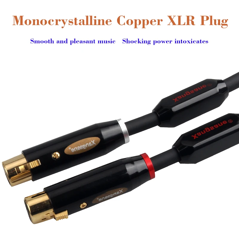 Hi-end XLR кабель медный Hi-Fi аудио Балансирующий 3Pin кабели мама-папа | Электроника