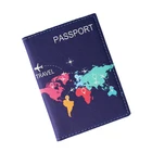 Обложка для паспорта мира из искусственной кожи, дорожная кредитная карта, держатель для документов, кошелек, сумочка, сумка, Прямая поставка