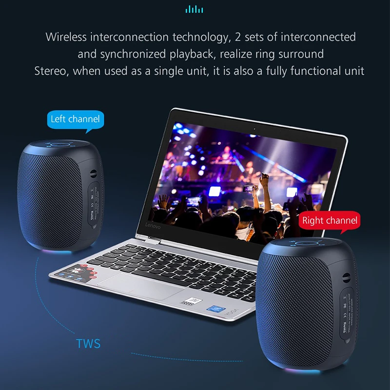 ZEALOT S53 Bluetooth Speaker IPX6 Waterproof Mobile Phone TF Card FM 20w Ultra-large Volume Wireless | Электроника