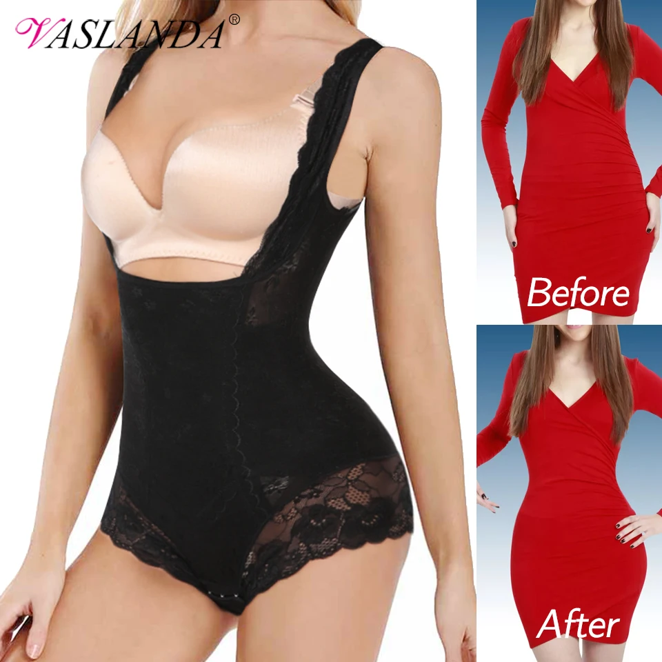 Women's Shapewear Waist Trainer Bodysuits Slimming Underwear Seamless Full Body Shaper Firm Control Bodybriefer Postpartum Fajas