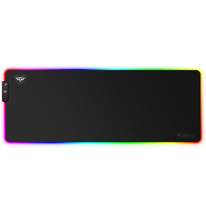 Большой игровой коврик для мыши PCspring со сшитыми краями Удлиненный из