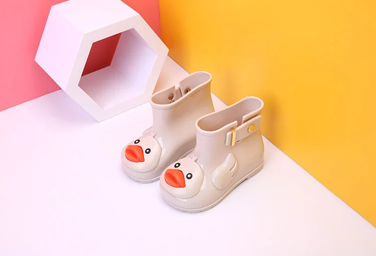 Mini Melissa/3 цвета; резиновые сапоги; Новинка года; нескользящие желе резиновые сапоги для мальчиков и девочек; Melissa; обувь с Микки Маусом; прозрачная детская водонепроницаемая обувь