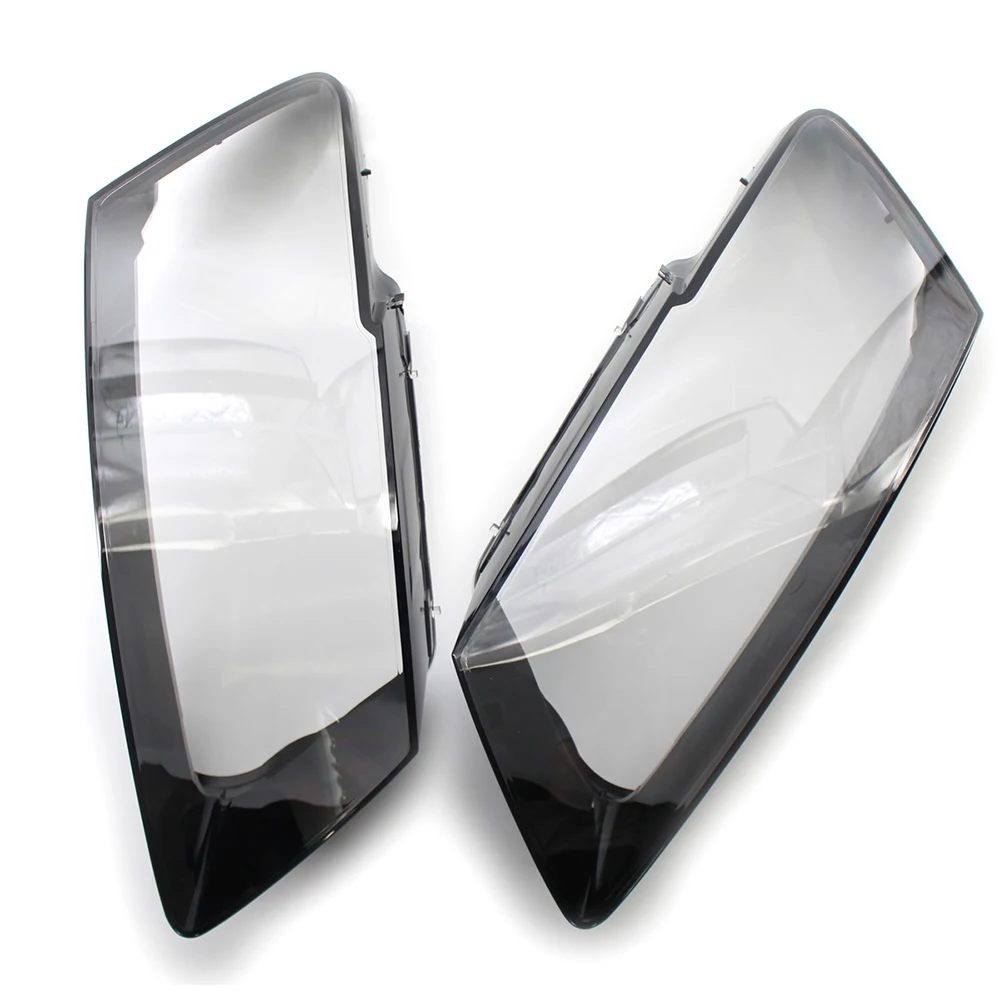 

Автомобильные фары абажур для объектива левый и правый PC крышка передние фары прозрачные Абажуры для Audi Q5 8R 2013-2017 автомобильные аксессуары