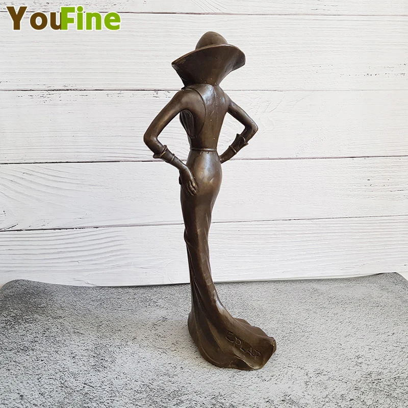 

Famous European Characters Bronze Sculpture Bronze Female Statue Sculptures Desktop Home Art Decoration Collection Oranments