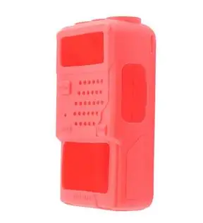 Силиконовый резиновый Чехол Мягкий защитный чехол для Baofeng UV-5R/UV-5RA/UV-5R Plus/UV-5RE/UV-5RC/F8+ Walkie Talkie uv5r аксессуары - Цвет: CS-Red