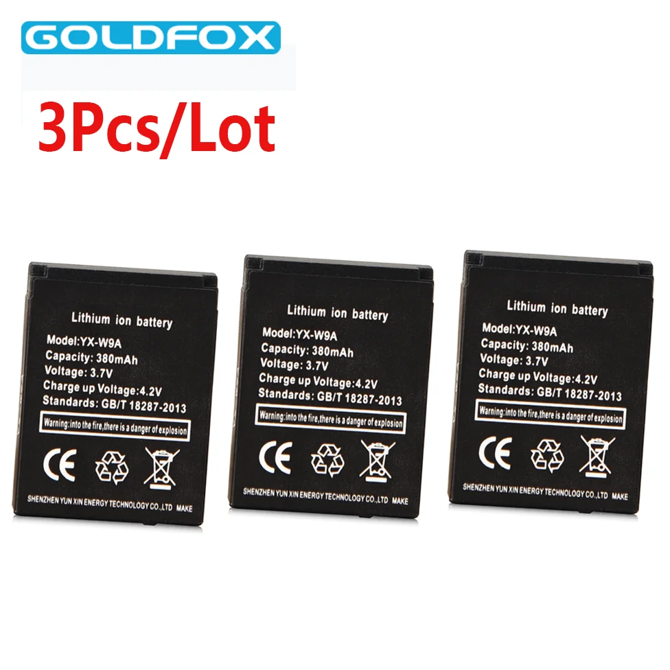 3 шт./лот перезаряжаемая батарея для умных часов dz09 сменная dz09|Цифровые