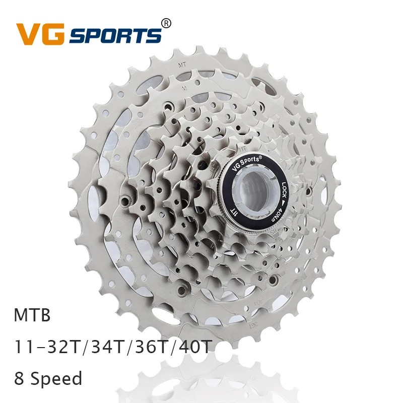 Кассета Velocidade VG Sports 8 скоростей Звездочка для горного велосипеда S сверхлегкая