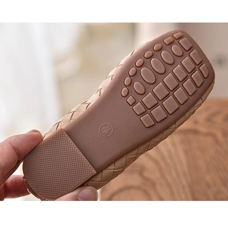 Демисезонные Туфли Мэри Джейн на плоской подошве для девочек туфли принцессы из