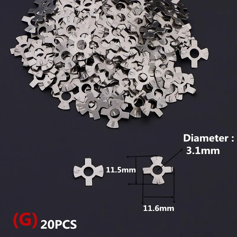 Аксессуары для парикмахерских ножниц 220 шт./кор. винты и металлические прокладки