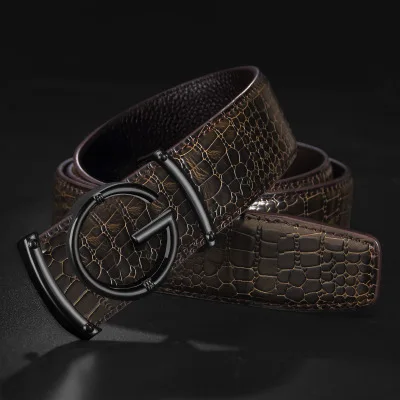 

Designer Belt For Men Women Fashion Letter Smooth Buckle Cowskin Belt Luxury Gold/Sliver/Black G Buckle Belt Strap For Unisex