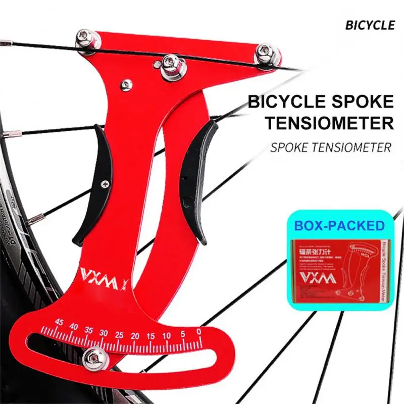 

Vxm Bicycle Rim Correction Tool Spokes Tension Meter Wheel Set Steel Wire Adjusting Ring Braiding Test Measuring Wrench