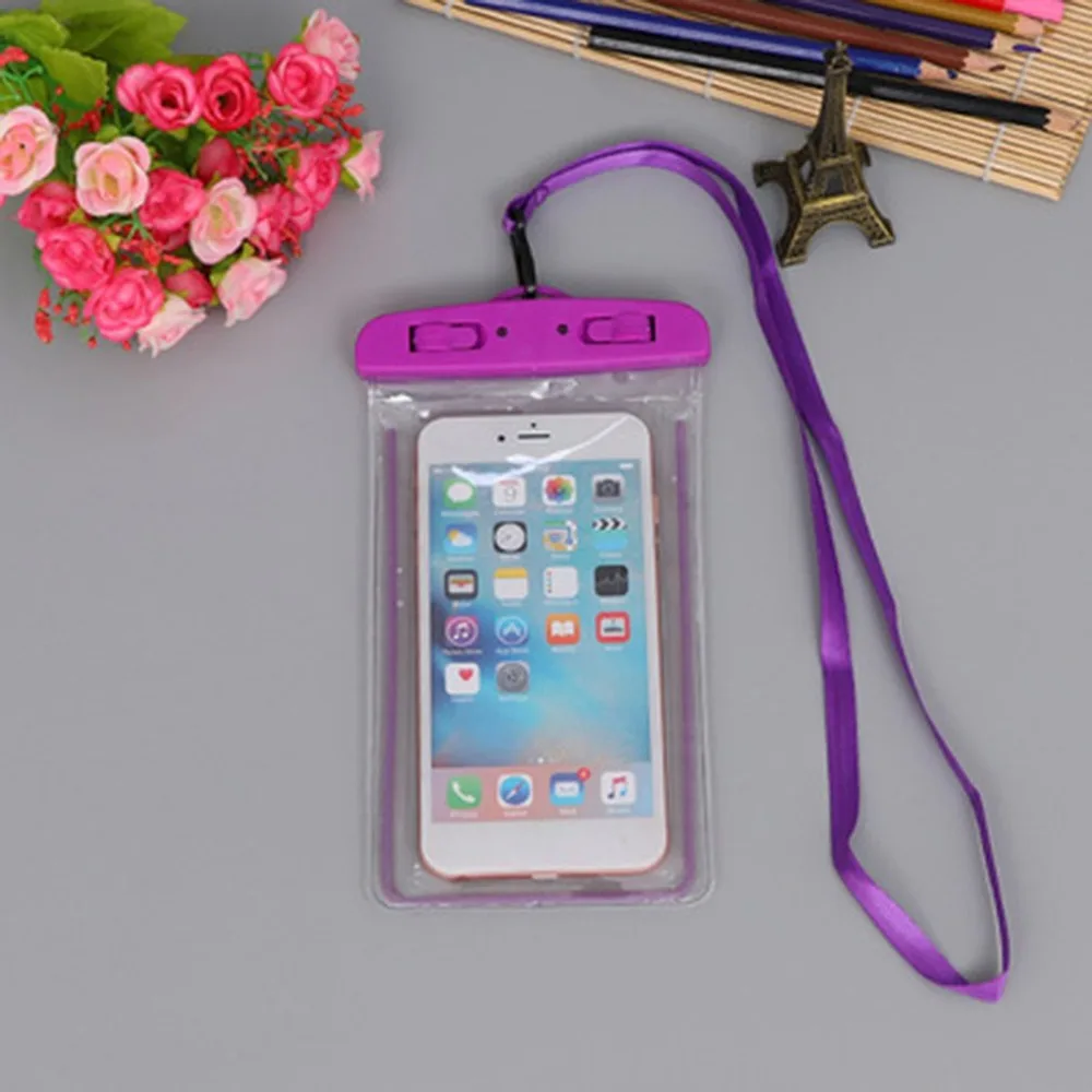 Сумки для плавания водонепроницаемая сумка со светящимся подводным чехлом чехол