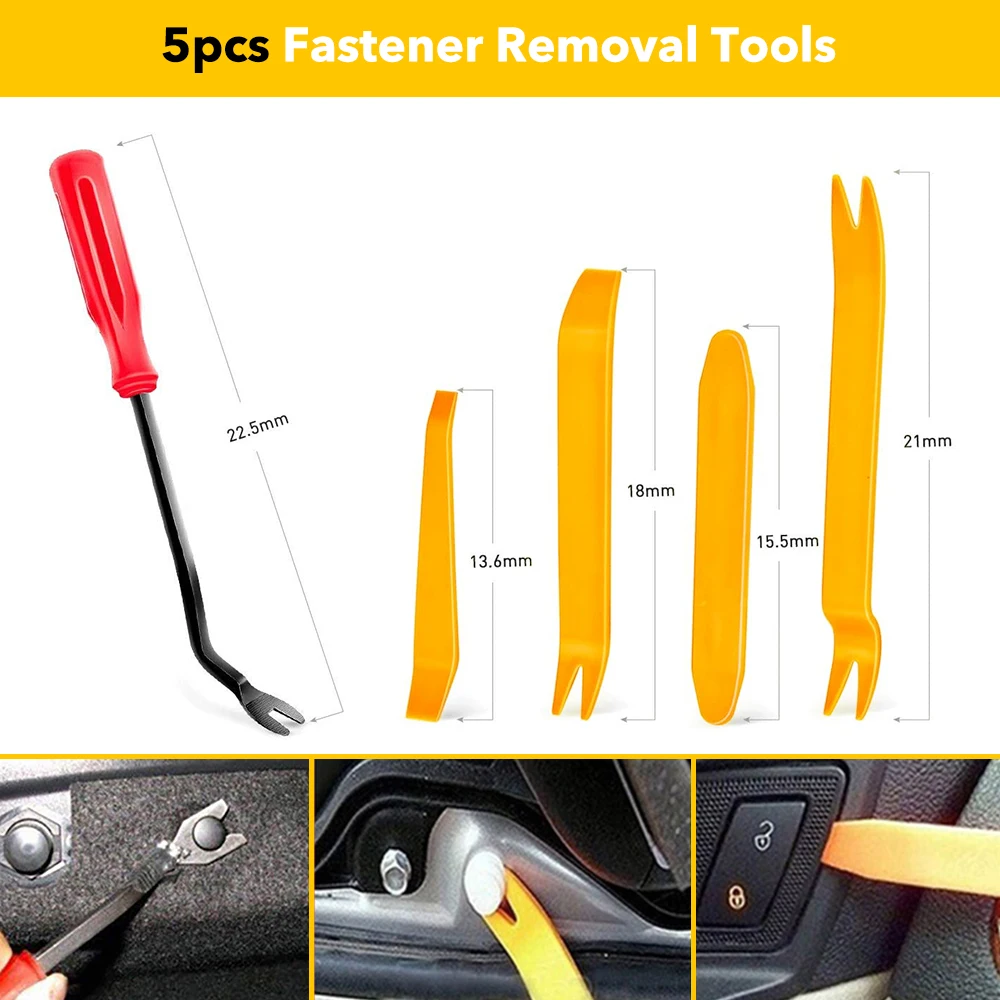 415 шт. с комплектом инструментов пластиковые заклепки нажимным штифтом для