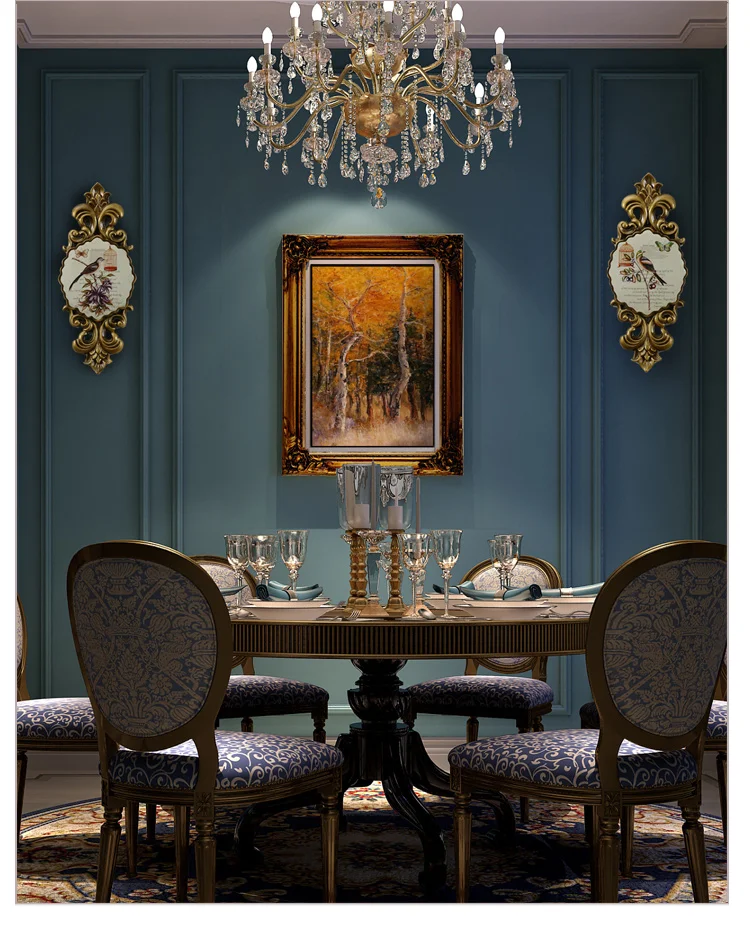 

Vintage Wall Hanging Living Room Resin Art Restaurant Wall Decoration European Creative Decoracion Home Decoration EF50BS