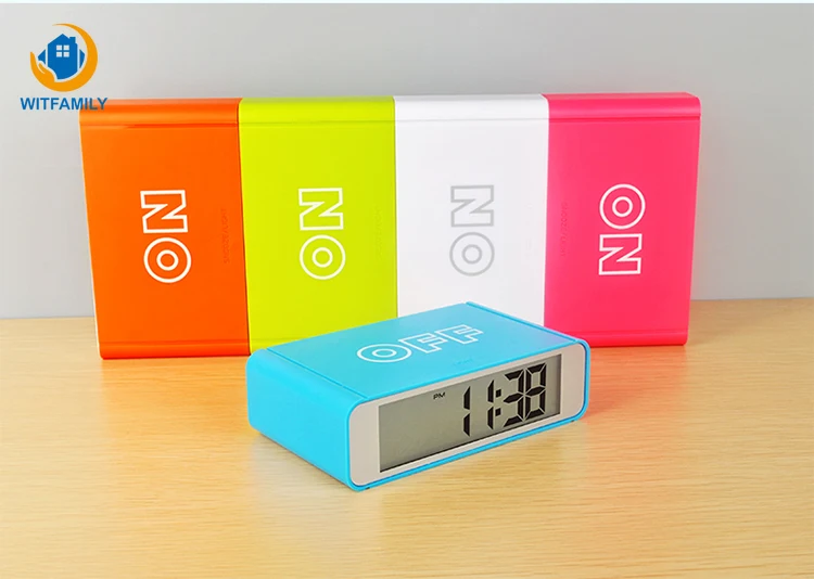 СВЕТОДИОДНЫЙ цифровой флип смарт будильник часы будильники с сенсорным