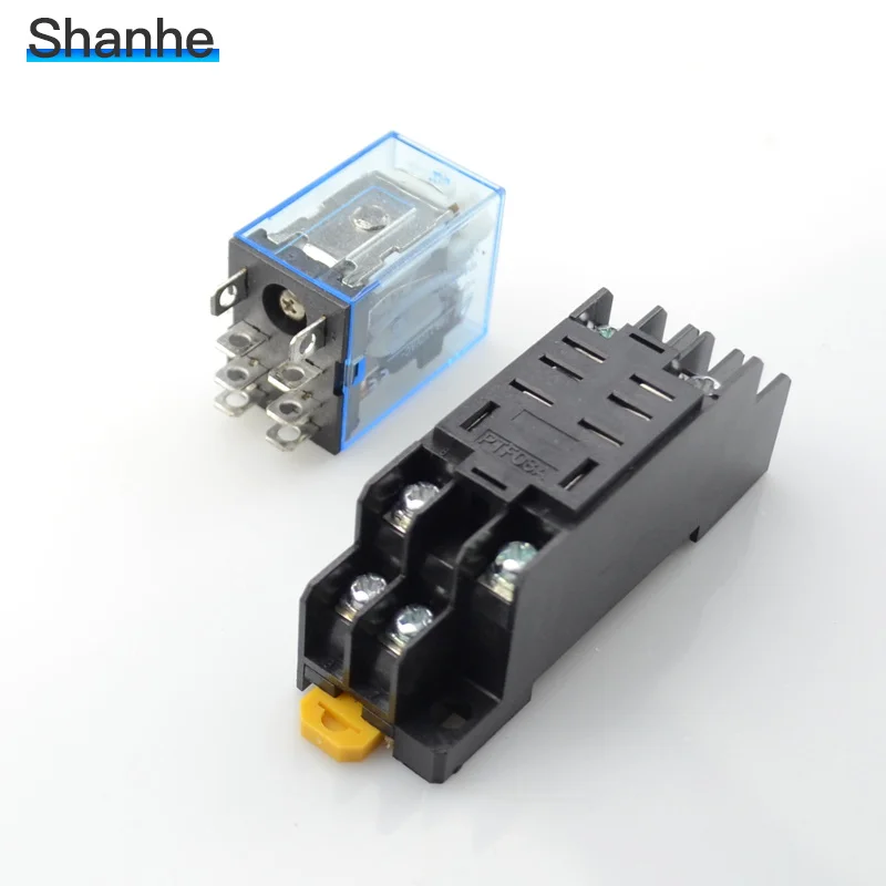 LY2NJ JQX-13F 12v 24v 110V 220v 10a релейный переключатель Электронные Микро Мини реле с