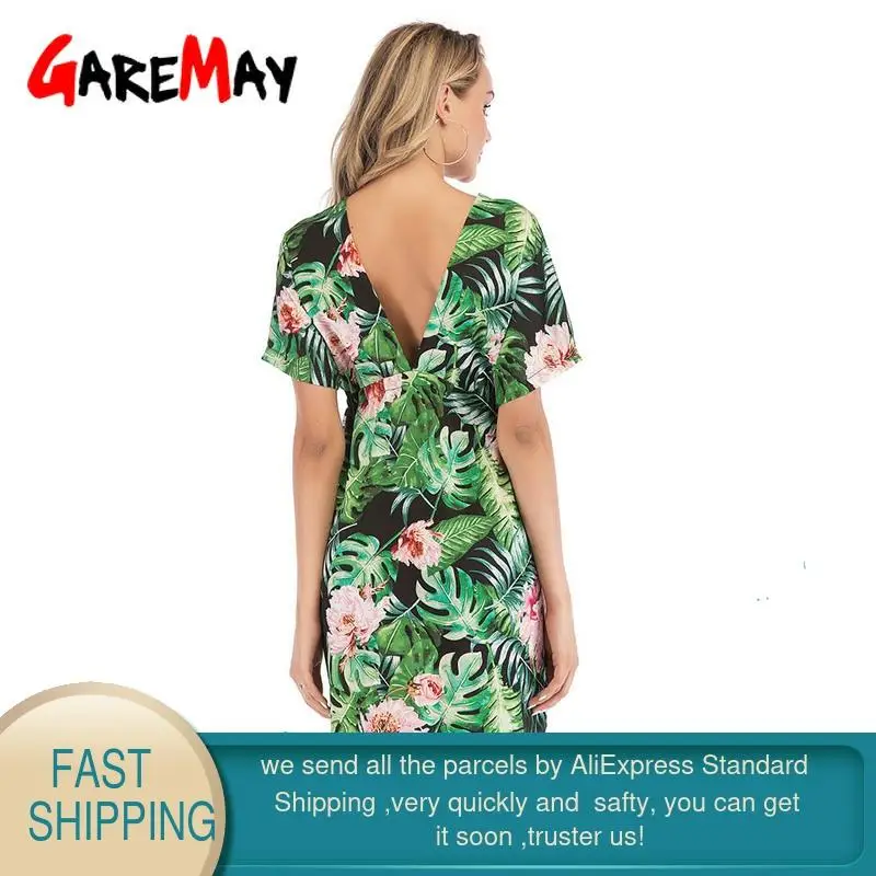Платье с коротким рукавом свободное платье цветочным принтом женские платья