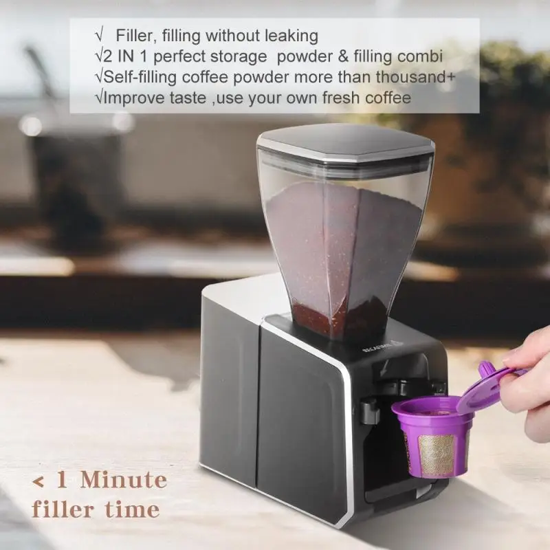 

Powder Filling Machine Coffee Powder Filler For K-Cup Coffee Capsule Powder Dispenser Coffee Powder Container Kitchen Tool