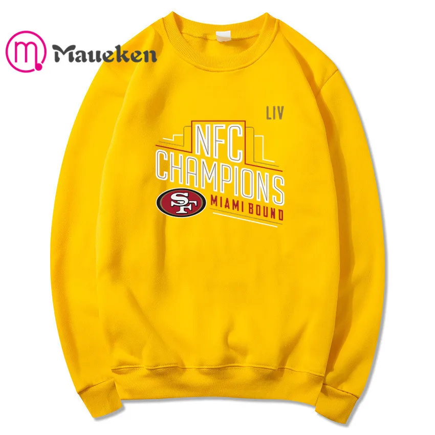 2020 зимние толстовки для мужчин wo Сан-Франсиско 2019 nfc LIV Champions худи с v-образным