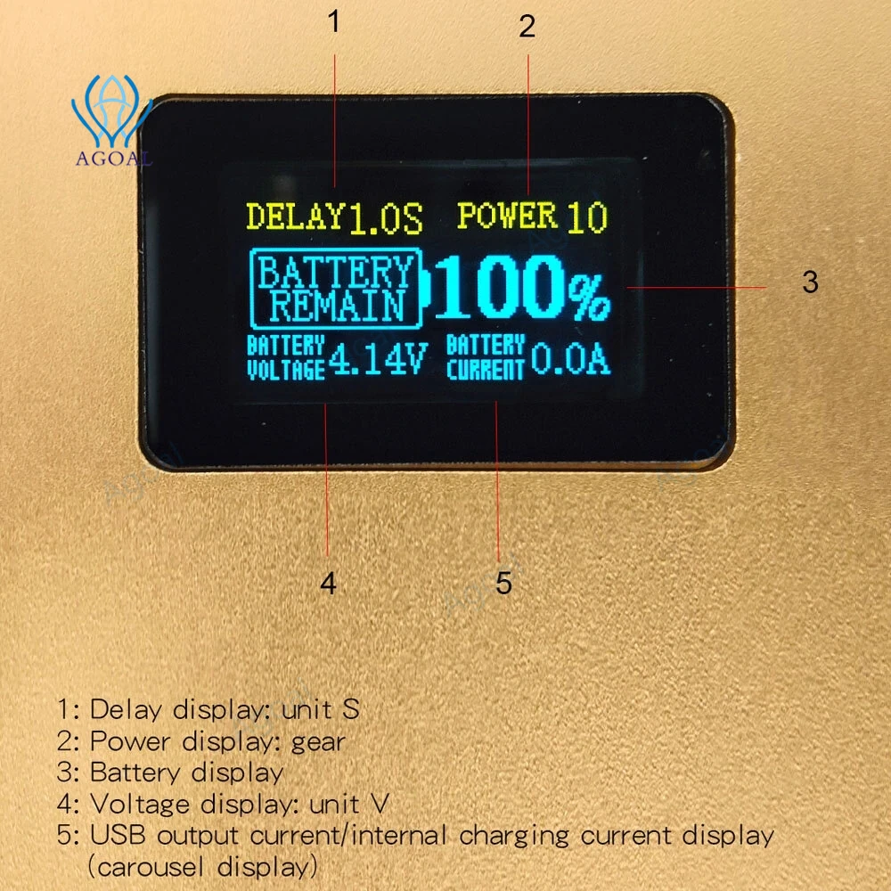 Регулируемый строительный инструмент DX10 портативный для точечной сварки OLED 0 2/0 3