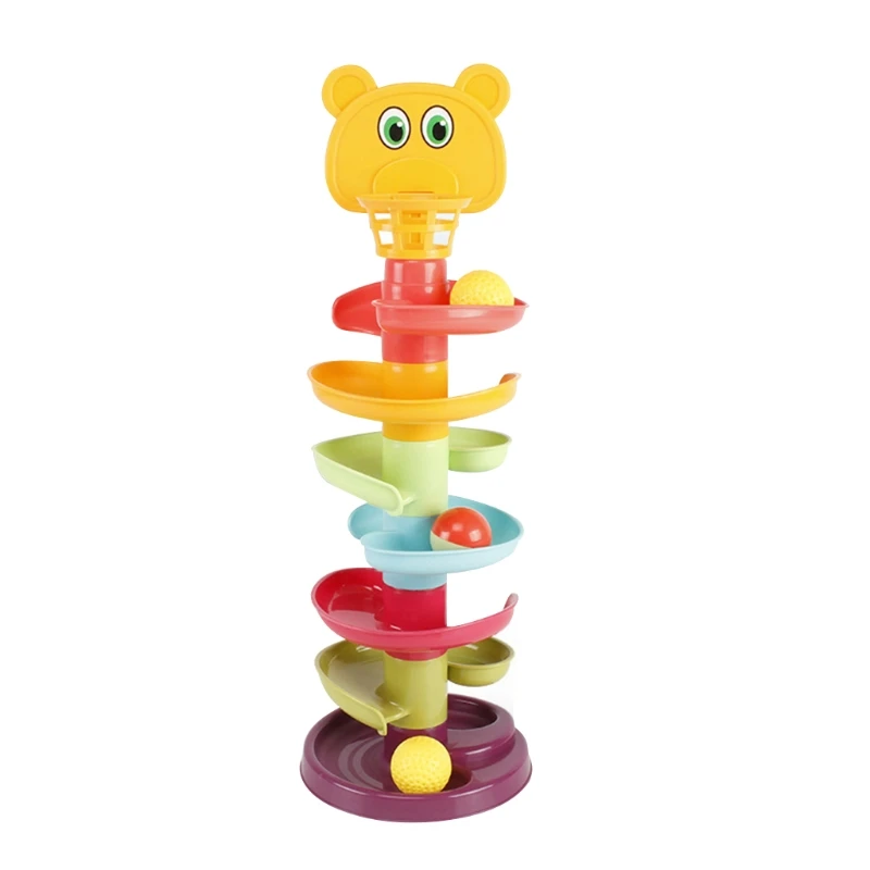 

Plastic Ball Track Rolling Toys for Baby and Toddler Development Educational Toy 3/5/7 Layers Ball Drop Toys for Toddler K1KC