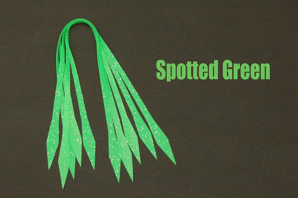 Spotted Green Tigofly 20 шт./партия рыболовные Силиконовые юбки DIY SpinnerBait Buzzbait кальмары резиновые приманки с крючками делая Стример Летать связывая материалы - Цвет: Spotted Green
