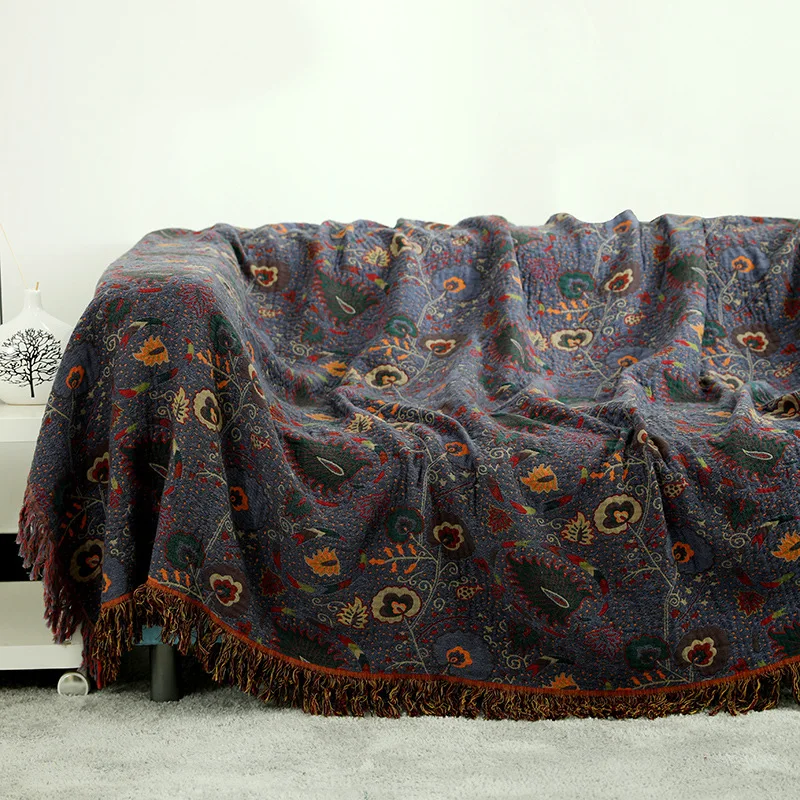 

2021 Direct Selling Sofa Blanket With Tassel Universal Cover Throw Blankets For Bedding Office Travel Wall Bedspread Tapestry