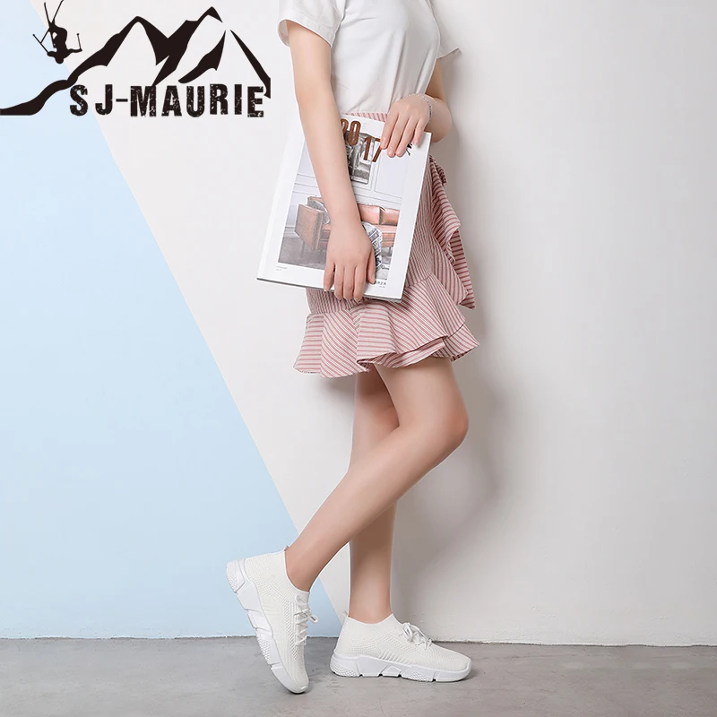 SJ-MAURIE женская обувь спортивные кроссовки из сетчатого материала без шнуровки