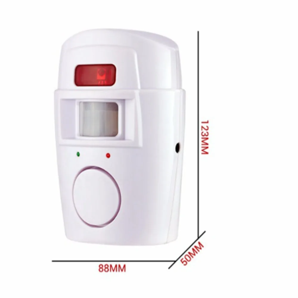 

Indoor/outdoor wall-mounted wireless security alarm alarm PIR infrared motion sensor detector anti-theft system kit