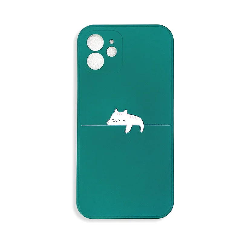 

Phone case suitable for iPhone 6 to 12 TPU cartoon couple maobile phone cover