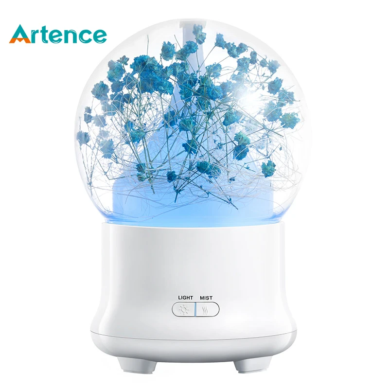 Увлажнитель воздуха подарок сохраненный свежий цветок эфирное масло