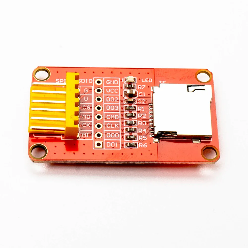 Модуль Micro SD TF Card SPI SDIO для Diy MCU STM32 AVR PIC Arduino Raspberry Pi GPIO | Электронные компоненты и