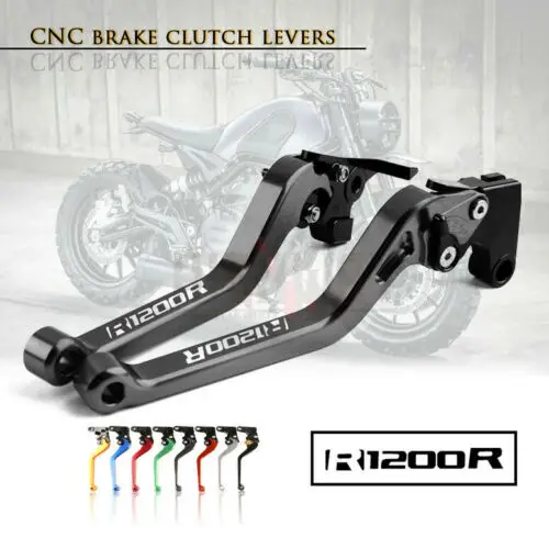 

Motorcycle Brake Handle Bar Lever CNC Aluminum Long Adjustable Brake Clutch Levers For BMW R1200R R1200RS 2015-2019