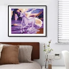 Алмазная картина Стразы MTEN, картина с изображением животных, лошадей, 5D, алмазная вышивка сделай сам, мозаика с животными, домашний декор