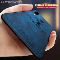 Cloth Deer Phone Case For Huawei Mate Pro P20 P30 P40 Pro Honor Lite 10i V30 Nova Shockproof Silicone Cover