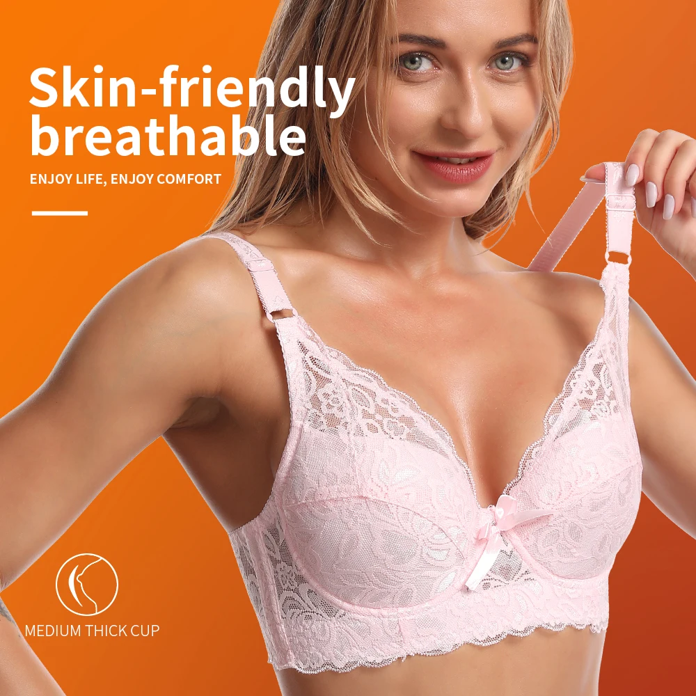 Нижнее белье застежкой-молнией на спине бюстгальтер без косточек Женственная