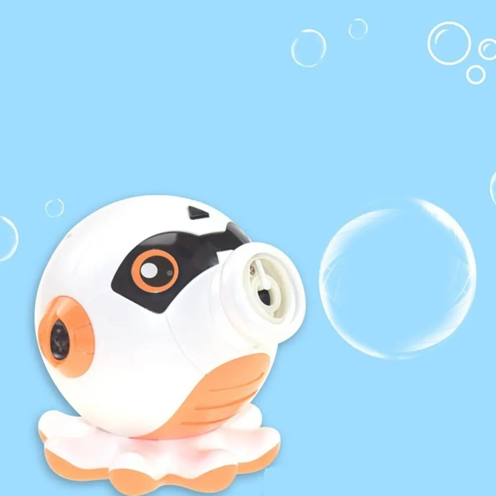 

Automatic Bubble Machine Outdoor Children Cartoon Bubble Machine With Music And Light Children Gifts