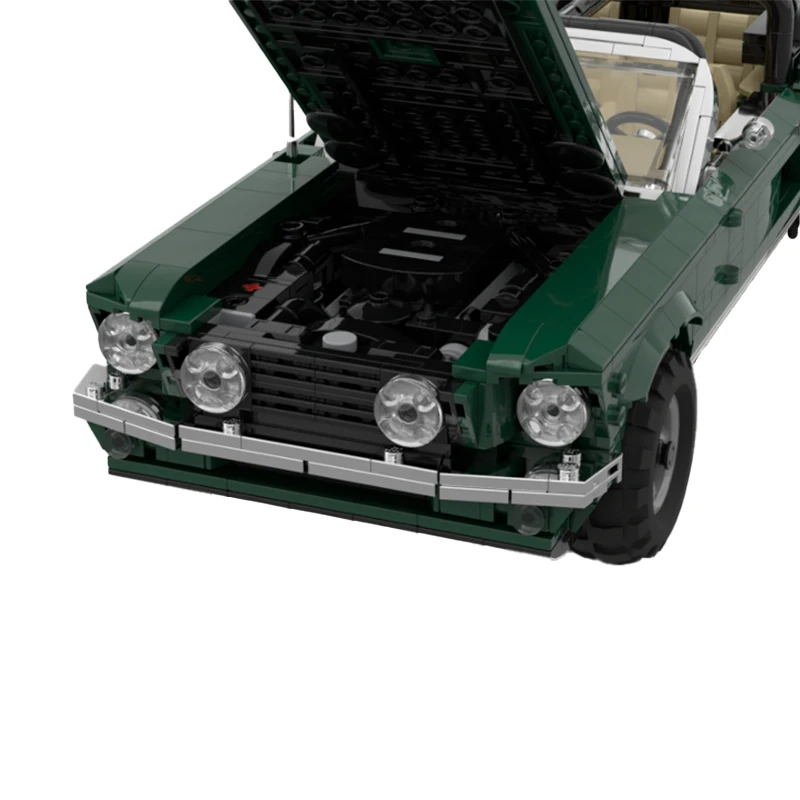 

children's convertible cross country convertible building block 1856 pcs car model children's toy muscle car convertible
