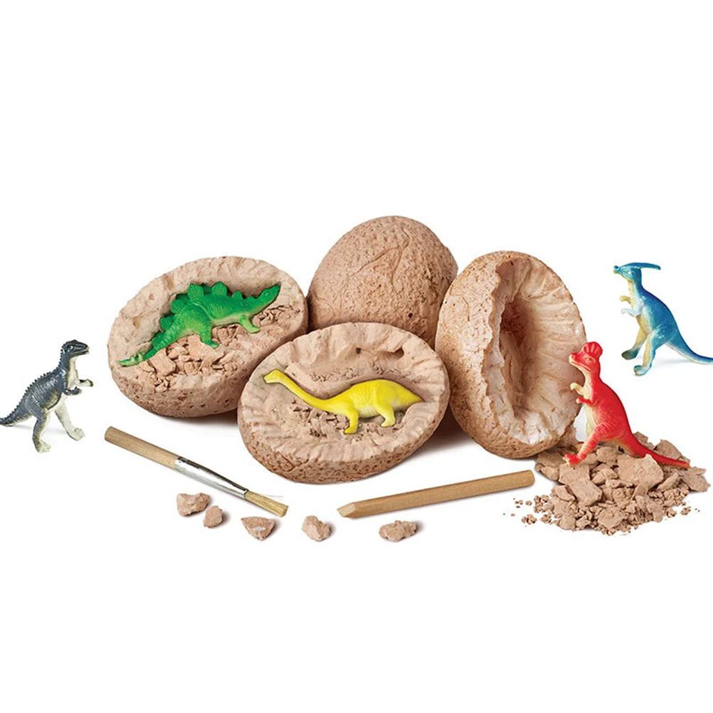 12 шт. парк и мир Юрского периода Яйца динозавра копать окаменелости земляных