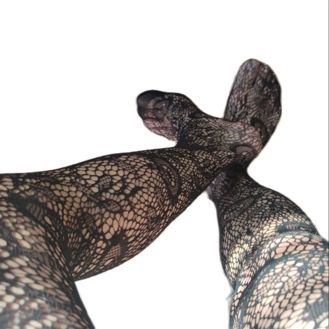 

Nylon Stocking Fetish Wild Stylish Fashion Pantyhose Socks With Lace Flowers