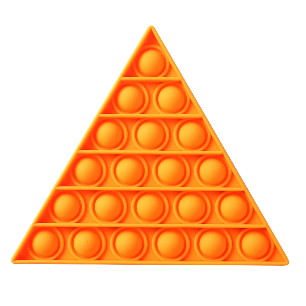 

Push Pop Bubble Triangle Sensory Toys Popit Autism Stress Reliever Squeeze Sensory Antistress Autism Needs Adults Kids Toys