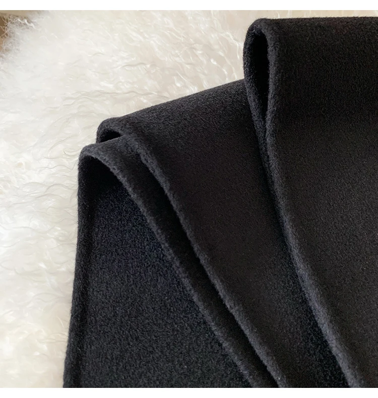 Шарф ручной работы Классический верблюжий черный серый 90% шерсть 10% кашемировый