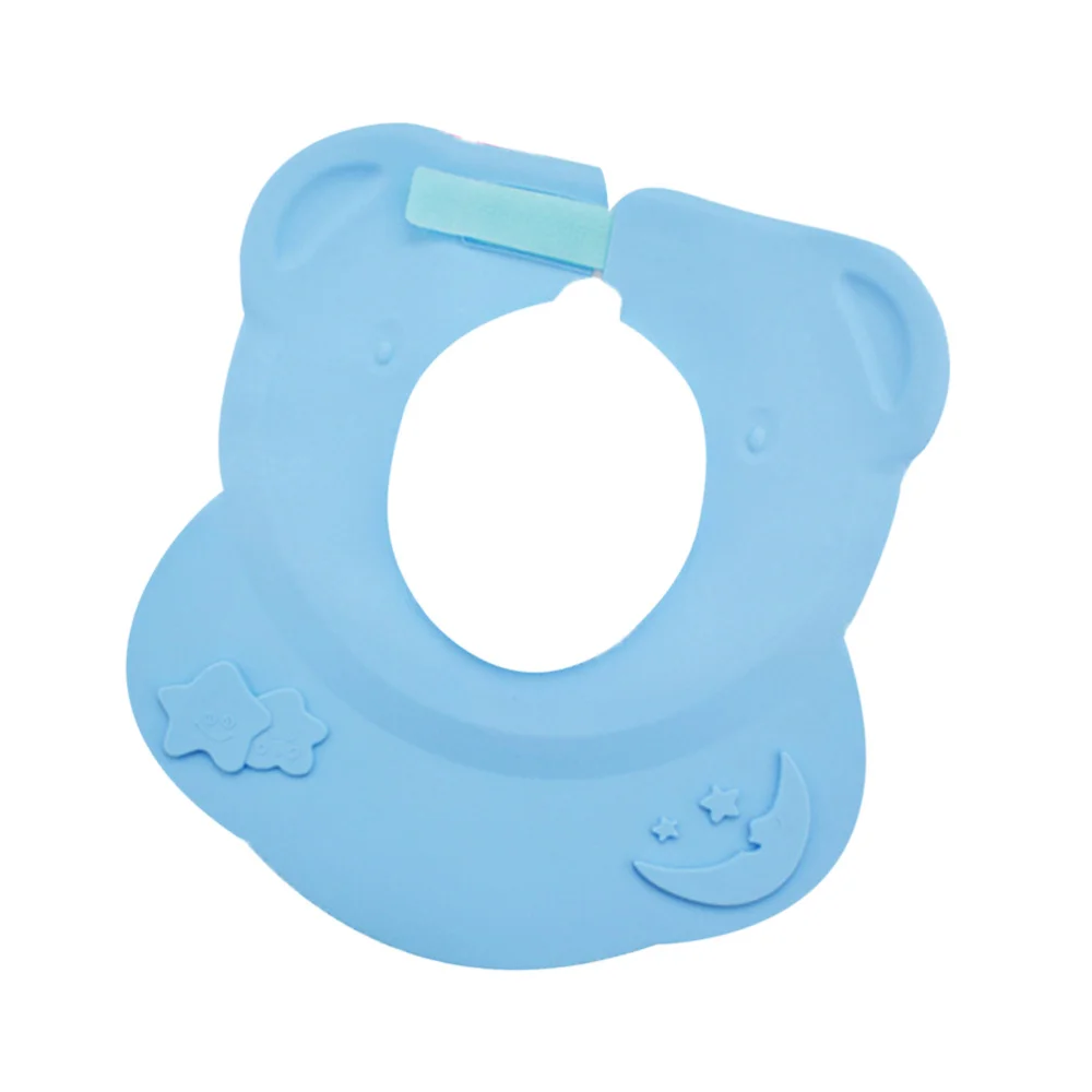 1 шт. детская шапочка для ванной силиконовая Регулируемая Шапочка шампуня