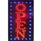 Вертикальные светодиодсветодиодный открытые неосветильник вывески, привлекательные лозунги для помещений, размер 10*19 дюймов, красныйсиний цвет, отлично подходит для спа-салона, массажа