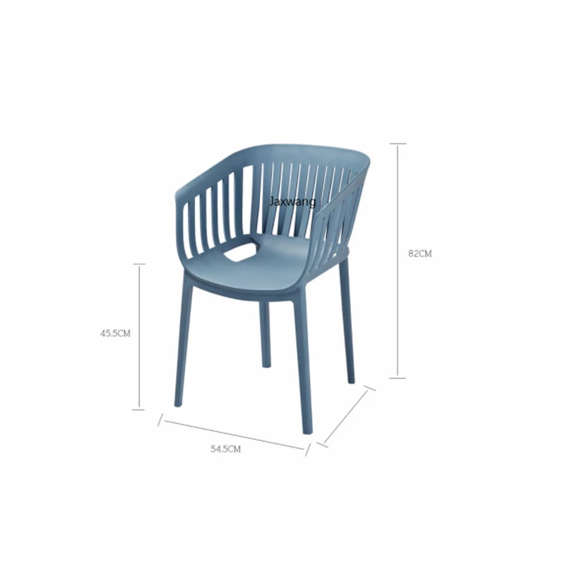 

Nordic Dining Chairs Modern Minimalist Plastic Armchair House Dining Chair Leisure Outdoor Home Desk Chair Backrest Cafe Chair